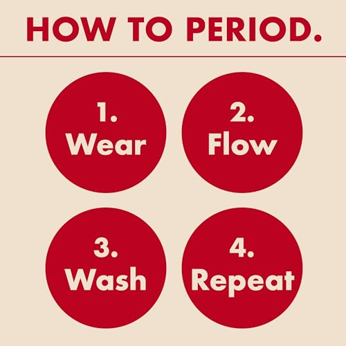Image of The Period Company High Waist Absorbent Period Underwear for Women Medium Flow - Reusable, Leak Resistant Period Panties