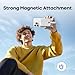 iWALK Magnetic Power Bank 10000mAh, 30W Wireless Portable Charger with Fast Charging USB-C Cable,Qi2 Certified 15W Battery Pack with LED Display for iPhone 16/16 Pro/15/14/13/12 Series, Samsung Galaxy