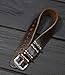 Dark Brown Leather Watch Strap - Handmade Distressed Band - Replacement watch Strap - Gift for Man - Customized Gift