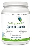 Seeking Health Optimal Protein Powder, Non-GMO Vegan Source, Full Spectrum Amino Acid Formula with Glutamine, Glycine, and Taurine, Supports Athletic Performance and Energy, Vegetarian (30 servings)*