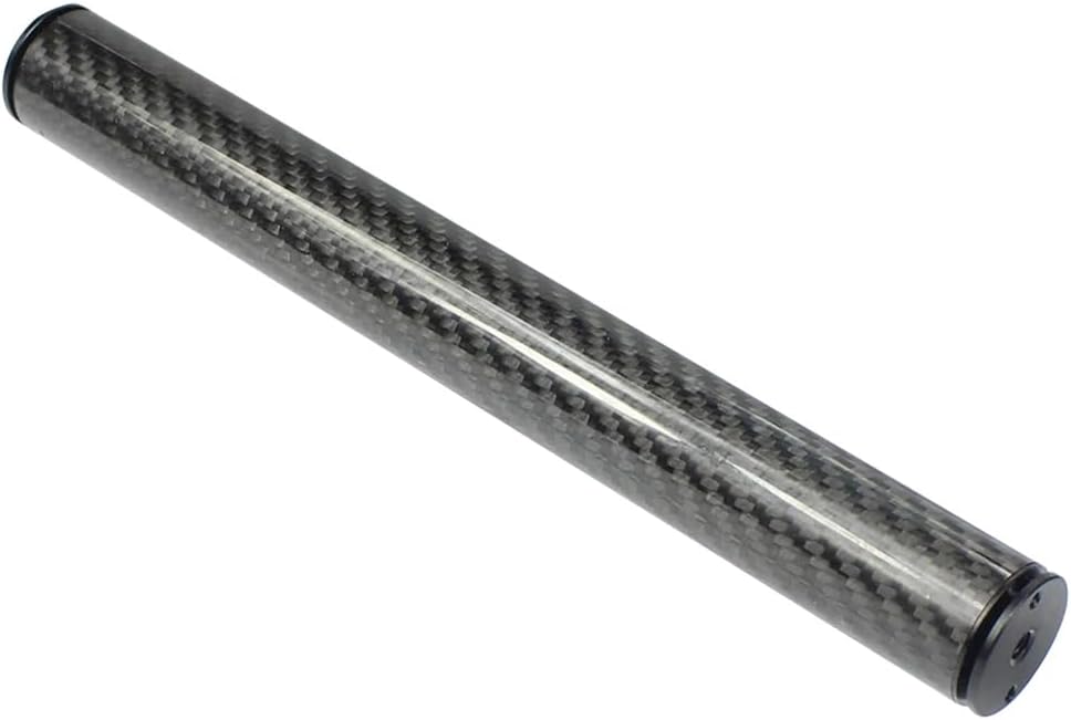 Carbon Fiber Selfie Stick Extension Rod Float Pole Dual 1/4"" Screw Hole Length 252MM Diameter 28.5MM for GoPro Insta360 Action Camera for Tripod Monopod Photography Accessories