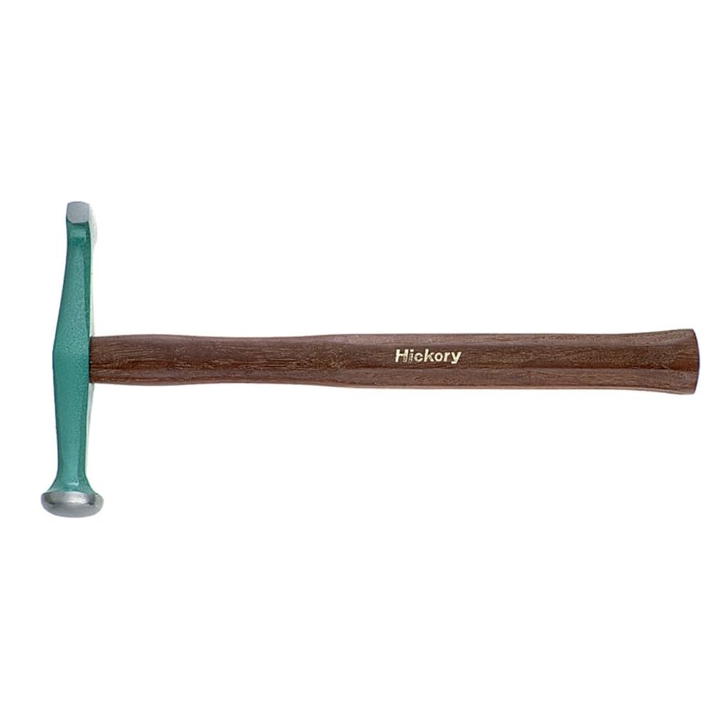 Stahlwille 70130012 Planishing and Grooving Hammer with Smooth Hickory Handle, Safe, Designed for All Types of Planishing, Forming, 30mm dia, 320 mm in Length