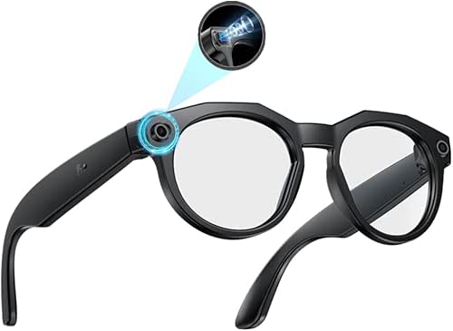 Smart Glasses with Camera & Video 1080P HD, 2K Photo