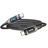 Super charge maximale de 240 W : le câble USB C SooPii de qualité supérieure peut alimenter votre MacBook M4 à 67 % et votre iPhone 16 Pro Max à 80 % en seulement 35 minutes. Utilisez de courtes pauses pour recharger rapidement vos appareils, vous gardant productif et connecté toute la journée.