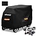 Cover for Mobility Scooter,Heavy Duty 420D Oxford Fabric Electric Scooter Rain Cover Waterproof Outdoor, Waterproof and Reflective Strips,3 Buckles and Large Bag (L 49" x 23" x 39")