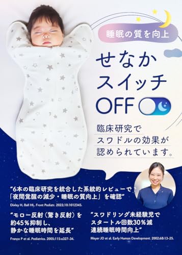Coperta スワドル おくるみ 新生児 100%天然コットン くまとおもちゃ
