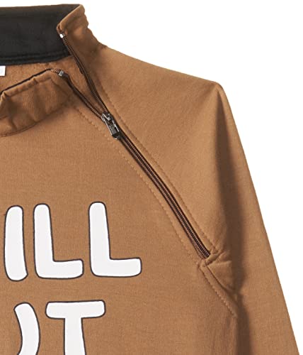 Image of Boys Fleece High Neck Sweatshirt
