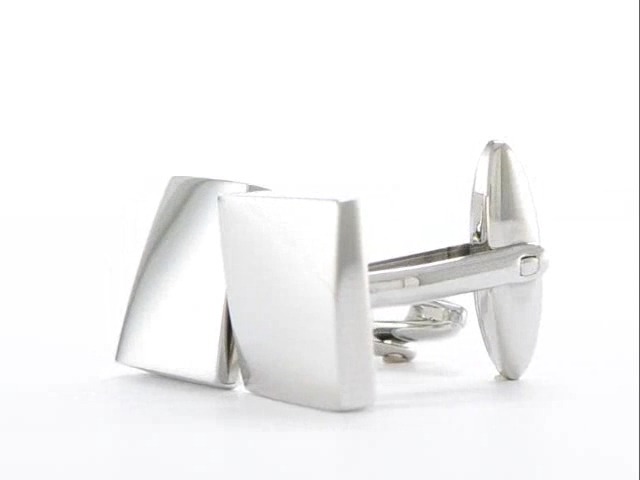 Mancuernillas para hombre de acero inoxidable sólido miniatura 6