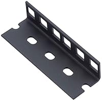 Powder coated Punched steel rack rail with three holes per HE 9.5mm hole size