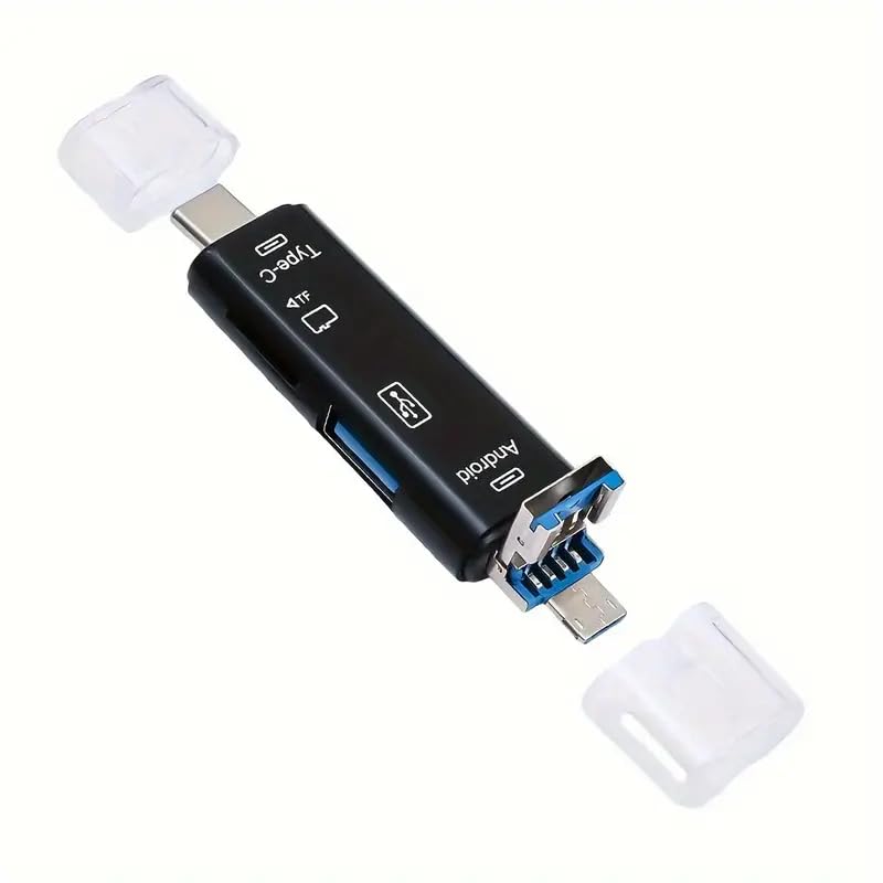 A-5068 Type-C - USB 3.0 OTG kart okuyucu, SD kart için Tak Çalıştır dönüştürücü, 2 adet