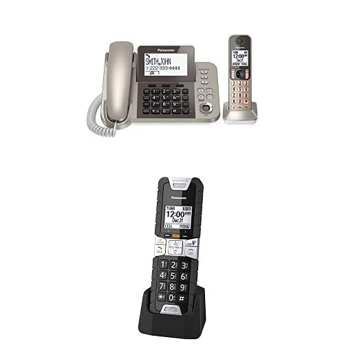 Link2cell Bluetooth Cordless Phone With Voice Assist And Answering Machine 4 Standard Handsets 1 Rugged Handset Kx Tgd585m2 Panasonic Us