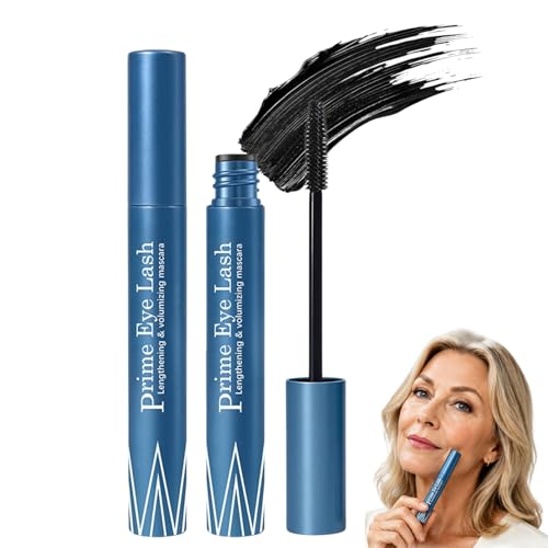 Mascara for Mature Women Mascara for Seniors with Thinning Lashes Waterproof Black Volume and Length No Clumping Mascaras for Older Women Sensitive Eyes