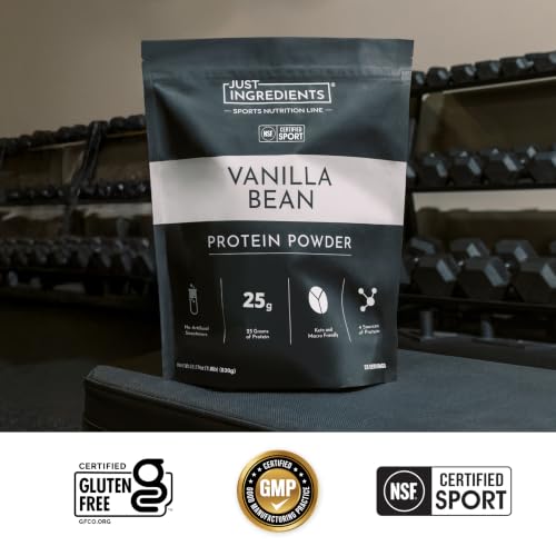 Image of JUST INGREDIENTS Vanilla Bean Protein Powder - NSF