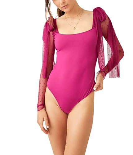 Body noué à la langue Free People ajusté pour silhouette lisse