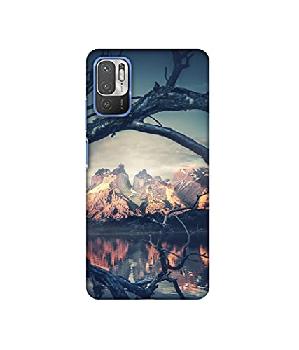 Image of Amazon Brand - Solimo Designer Tree Reflextion 3D Printed Hard Back Case Mobile Cover for Mi Redmi Note 10 5G
