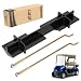 World 9.99 Mall Golf Cart Battery Hold Down with rods kit for Ezgo 1994 - up.