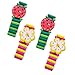 Produktbild STOBOK 4pcs Kinder Holz Armbanduhr Kindergeburtstag Geschenk Spielzeug Armbanduhr Party Mitgebsel (Zufällig)