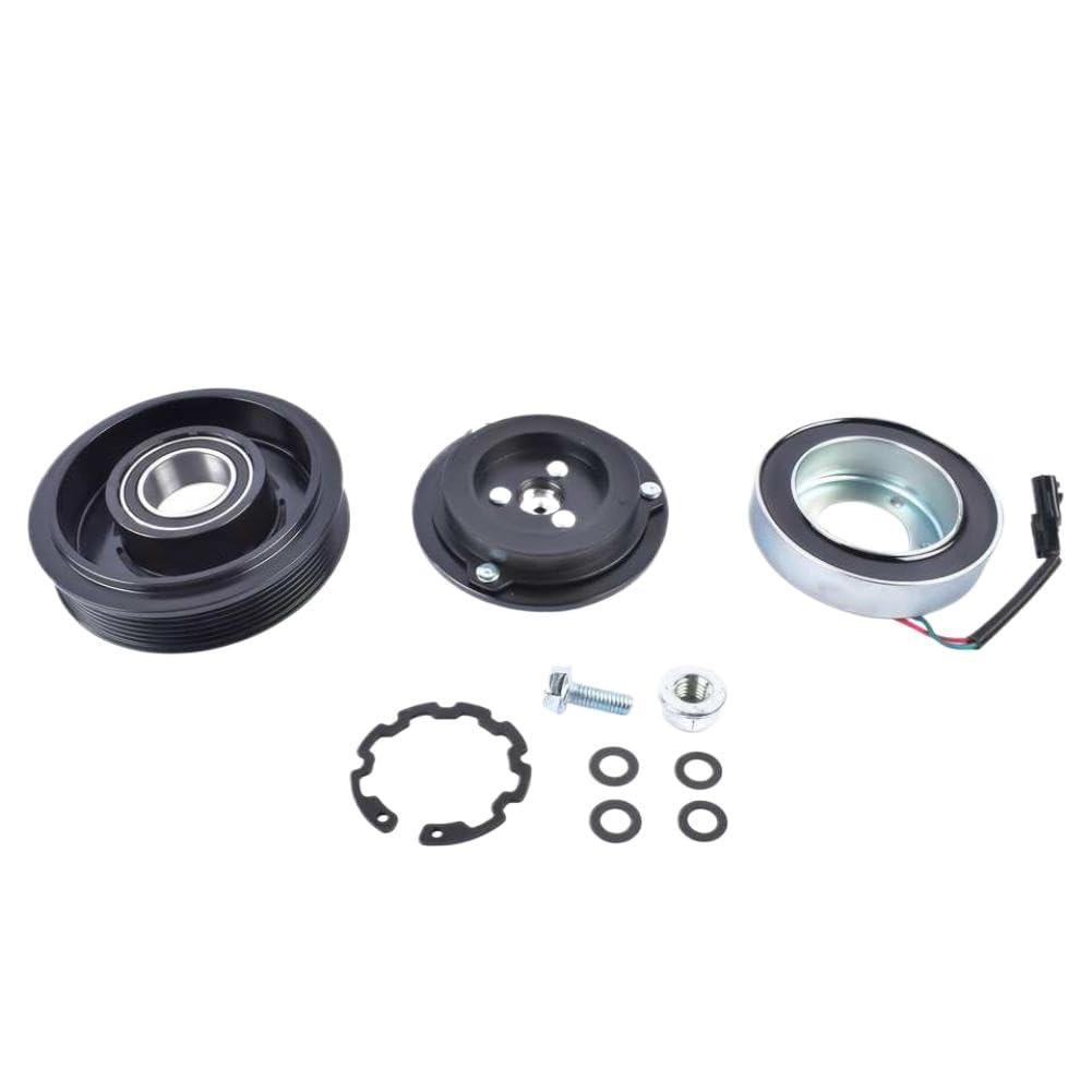 Qhtwuyqek Onecolor A/C Compressor Clutch Kit Compatible With Rogue Sport 2.5L 2488Cc L4 Gas Dohc 2008–2015 Replacement For 92600Jm01d 92660Jm01b