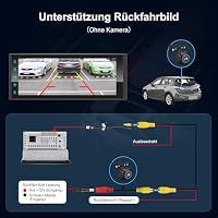 Android Autoradio 1Din mit Bildschirm,Wireless CarPlay & Android Auto Radio Touch Display mit Bluetooth Navi WiFi,FM/AM/RDS Radio – Ansicht 4