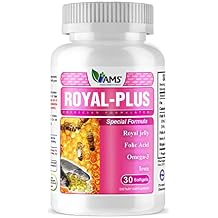 America Medic & Science Royal-Plus 30 softgels | Royal Jelly Prenatal Vitamins for Women | Iron Supplements with Fish Oil Omega-3 Fatty Acids and Folic Acid | Vital Nutrients for Pregnancy