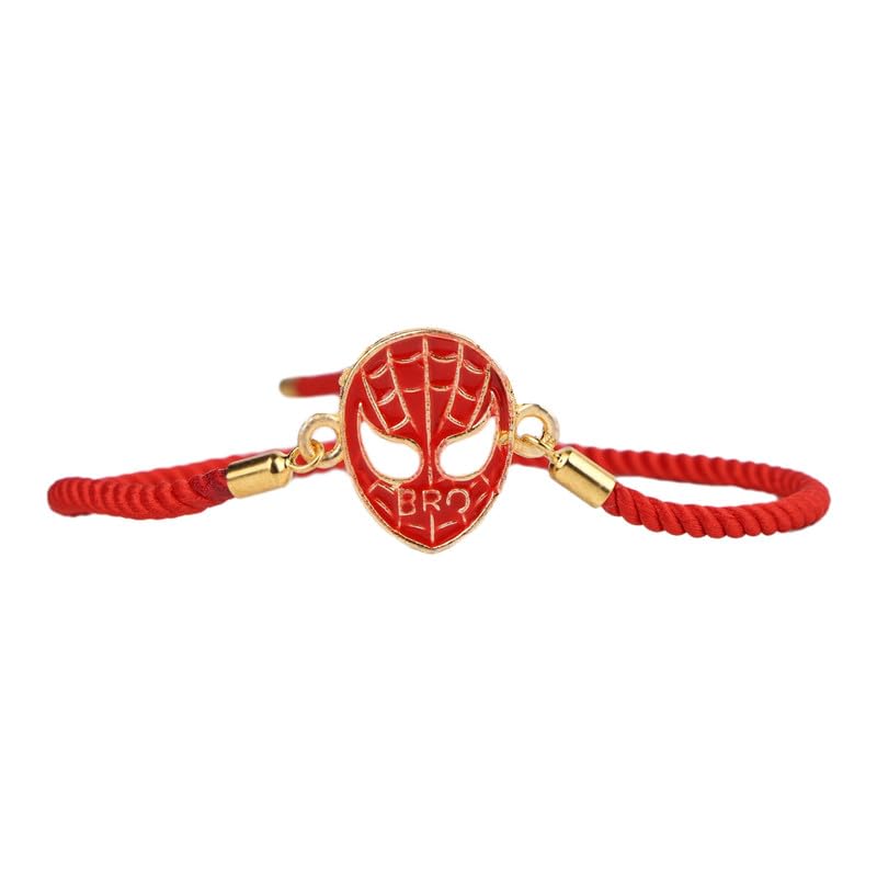 Spiderman Rakhi for brother bracelet Kids Adjustable Size With Roli Chawal And Card-image-20
