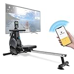 Vogatore Bluefin Fitness Blade FIT per Kinomap Vogatori per palestra domestica Pieghevole Console digitale LCD App smartphone Vogatore pieghevole per la tua palestra a casa,A NERO 2023,142x53.5x20 cm