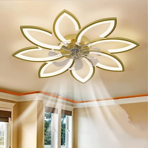 Ventilateur de plafond avec éclairage LED dimmable et lampe de plafond 90W - 2