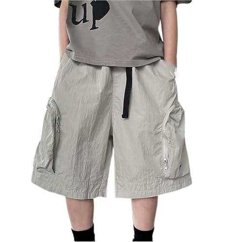 Shorts baggy enfant garçon fluide anti-irritation pour adolescent actif en été