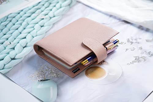 Moterm True-A6 Organiseur de luxe à anneaux – Organiseur de reliure en cuir véritable (anneau de 30 mm, galets poussiéreux) – vue 8