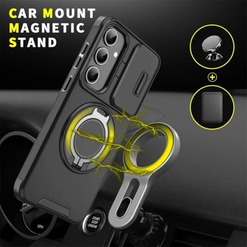 Coque de protection Samsung A16 magnétique antichoc violette robuste