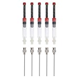 Cabilock 5 Piezas de Relleno de Jeringa de Tinta de Pluma Estilográfica con Punta de Aguja Contundente Extraíble para Pluma Estilográfica
