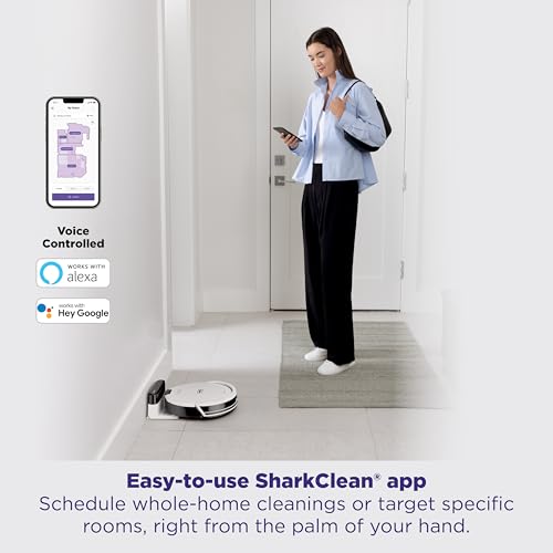 Shark Navigator Robot Vacuum, 60-Day Self-Emptying Base, White, AV2120 - image 8