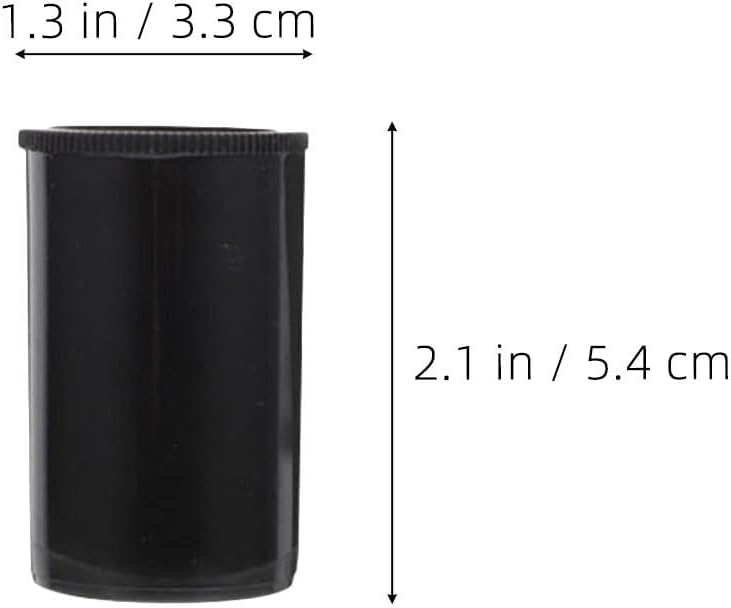 30pcs Film Canister Holder PE Empty Camera Reel Storage Containers Case with Lids for Scientific Activity Photographic Film Accessories