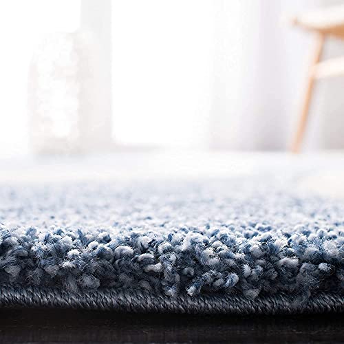 Image of Shaggy Carpet for Living Room Bedroom 2X6 FEET Fluffy Plush Area Rug, Thick Fur Floor Carpet Modern Cozy Rug for Home Decor, Kids Room Bedside Hall, Durable Comfortable Shaggy Rug (Teal)