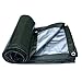 Produktbild LIANGJUN Verdickung Plane Polyethylen Regenfest Sonnenschutz Markise Antistatisch Antioxidation Stoff Bedecken Draussen Auto, 180 G/M², Dicke 0,35 Mm (Farbe : Silber, größe : 8X12m)