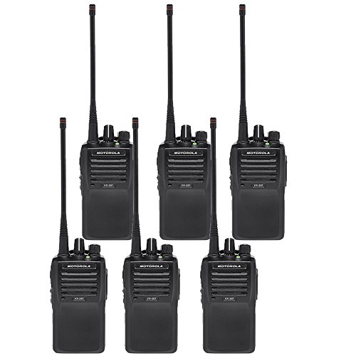 6 VX-261-G6-5 UHF 403-470 MHz AC128U502-MOT-NA 5 Watts 16 Channel Handheld Two-Way Radio by Motorola Solutions - Intended for Business Use