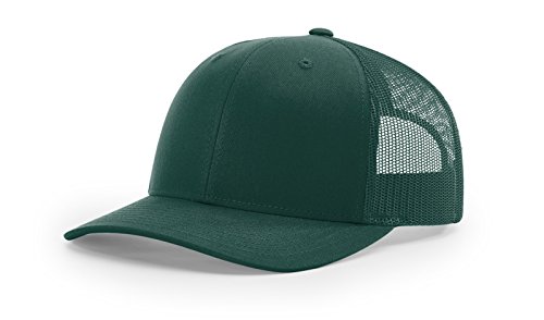 RICHARDSON 112 Trucker OSFA Baseball HAT Ball Cap Dark Green