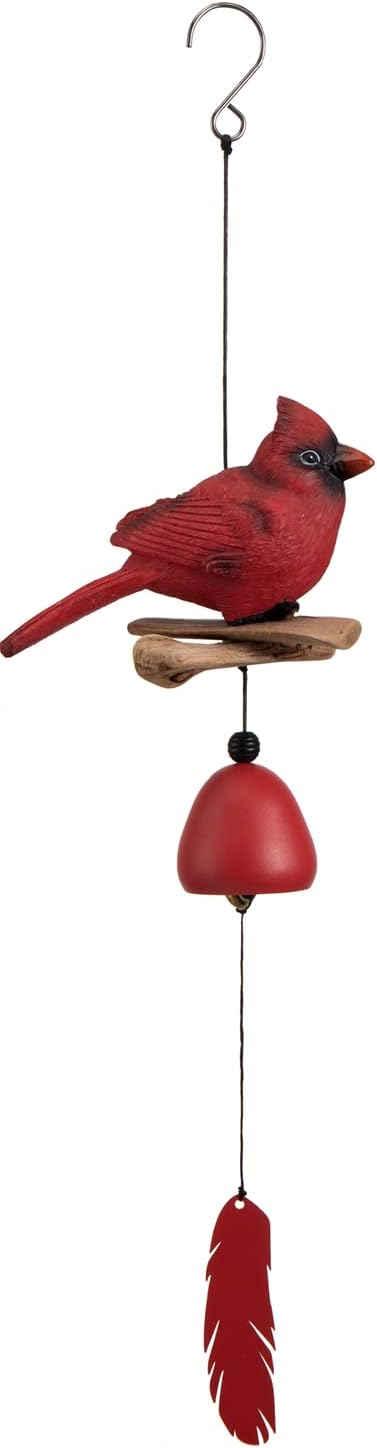 Cardinal Bird Wind Chime, Cardinal Gifts for Glory Mother’s Love Gift, Bird Bell Chimes for Garden Backyard Church Hanging Decor, Red - Image 7