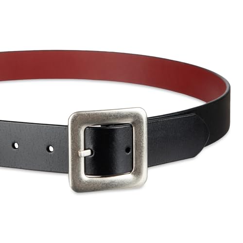 Levi's Women's Two-in-one Reversible Square Statement Buckle Casual Belt4