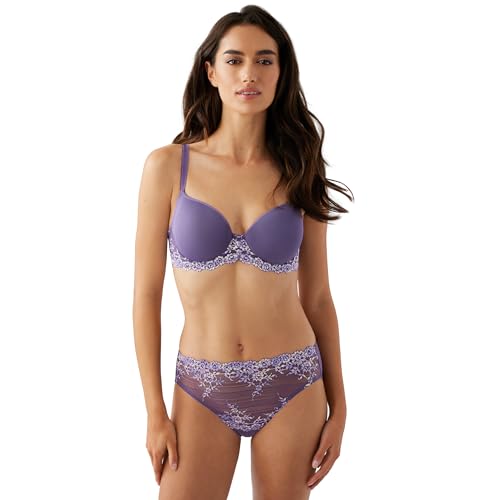 Image of Wacoal Womens Embrace Lace Lightly Padded Underwire Mid Coverage T-Shirt Bra, 853191
