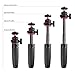 Wurkkos Mini Telescopic Tripod, Handheld Stand with 360° Flexible Ball Head and 1/4