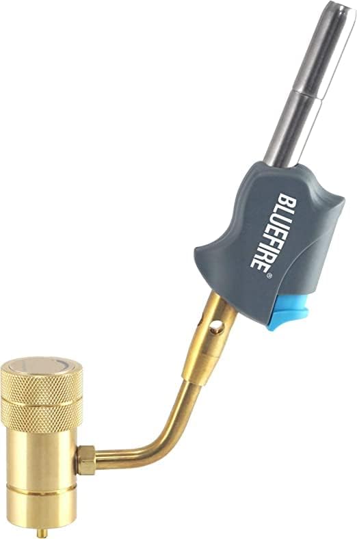 Miniatura 9 de BLUEFIRE BTS-8066 Hot Turbo - Antorcha giratoria de alta intensidad MAPP Kit de hasta 11695 BTUhr! Botón de arranque de combustible por MAP PRO