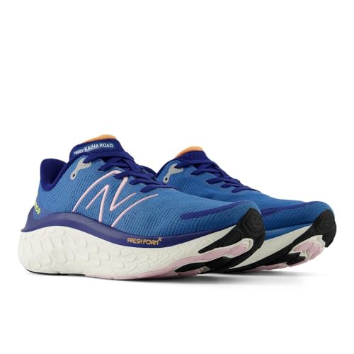 New Balance New Balance Women's Fresh Foam X Kaiha Road V1 Running Shoe, Blue Agate/Mid Century Pink, 5