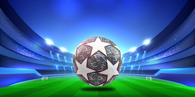 Unisex-adult World Cup Training Soccer Football Ball, Premium Quality World Cup Football Club Training Ball World Cup Ball with Air Pump, & 3 Needles, 1 Gift