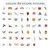Origami Kit for Kids Ages 5-16, 116 pages with 54 Patterns & Instruction Book | Origami Paper Kit for Beginners & Advanced | Arts & Crafts Toys for Girls & Boys Ages 8-12 | Birthday & Christmas Gifts #1