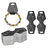 venta de joyas de plata al por mayor en lima Material De Papel: Las tarjetas de exhibición para pulseras están hechas de papel kraft. Son firmes y resistentes, no se rompen ni doblan fácilmente, y ofrecen un tiempo de servicio prolongado.