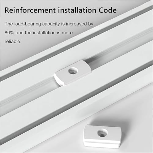 Séparation de chambre discrète avec rail de rideau double au plafond - 6