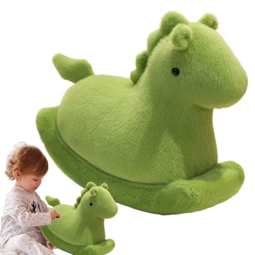 Peluche en forme de cheval de 40 cm au style réaliste et doux pour décoration