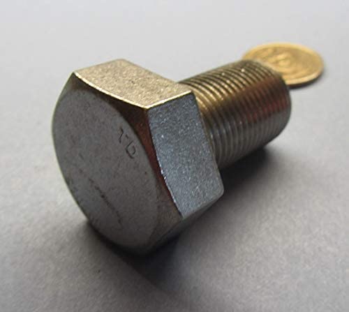 18-8 Stainless Steel Hex Bolts FT 7/8''-14 Thread x 1.50'' Long 1 pc, Silver