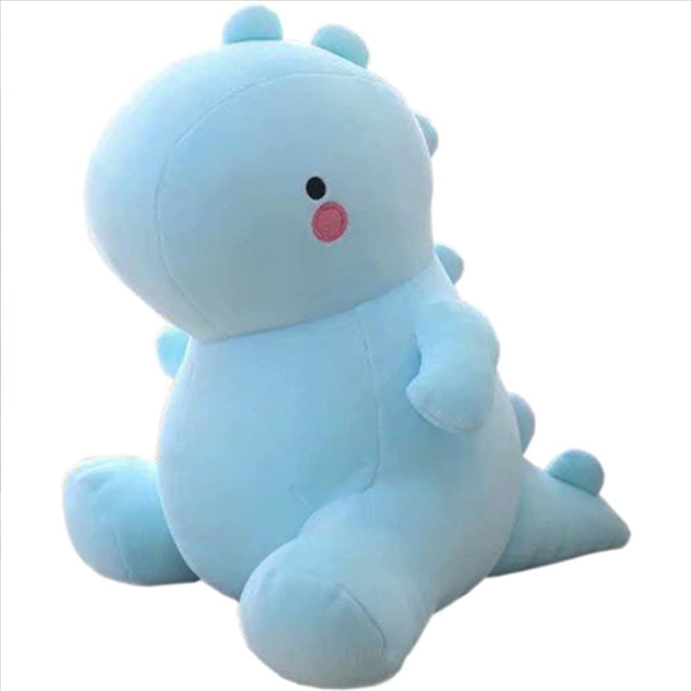 OUKEYI Cute Dinosaur Plush Toys,kawaii plush animal dolls, Plush Stuffed Animal Dino Hugging Pillow Soft, Birthday Gifts for Kids Girls Boys (Blue)